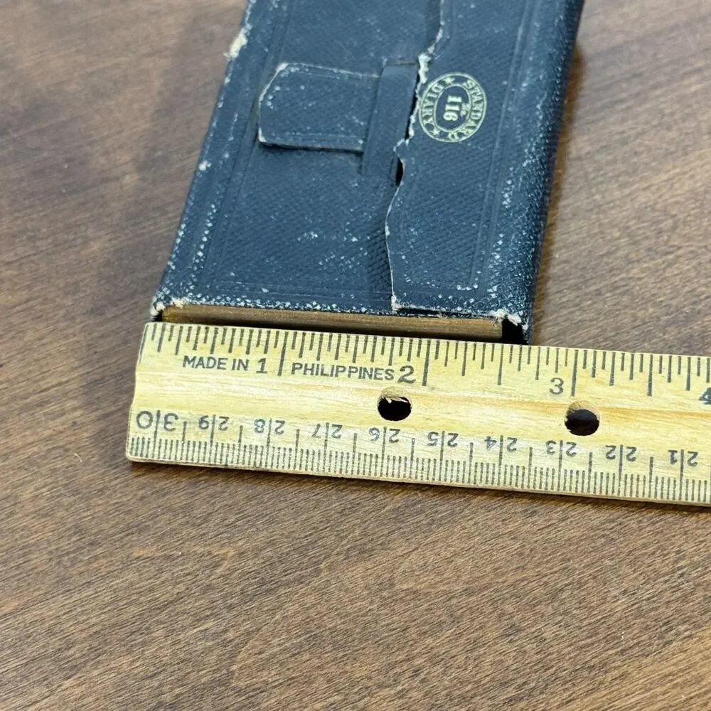 Antique 1883 Standard Pocket Diary No 116 Victorian Leather Account Book